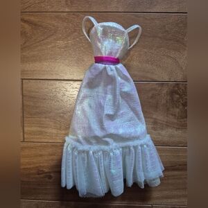 Vtg 1983 Crystal Barbie Doll Outfit #4598 Iridescent Dress Ball Gown 